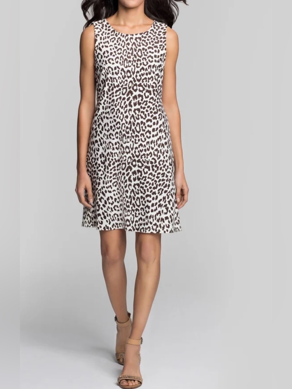 New Bo and Nic Leopard Print Capri Sheath Dress size XL